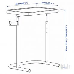 میز لپ تاپ ایکیا BJORKASEN