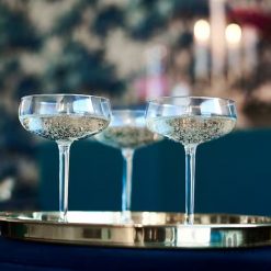 سینی چای استیل طلایی ایکیا GLATTIS