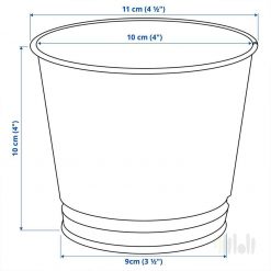 گلدان فلزی ایکیا BINTJE
