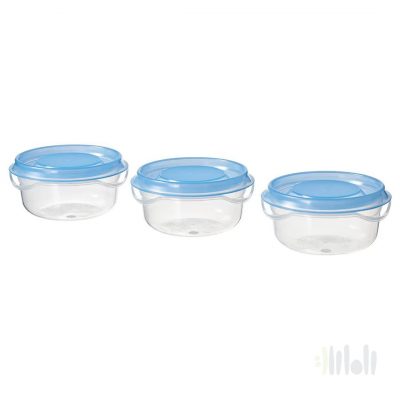 ظرف نگهدارنده غذا 3 عددی ایکیا PRUTA ظرف نگهدارنده غذا 3 عددی ایکیا PRUTA