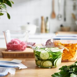 ظرف غذا شیشه ‌ای گرد ایکیا +IKEA 365