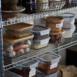 ظرف غذا شیشه ‌ای گرد ایکیا +IKEA 365