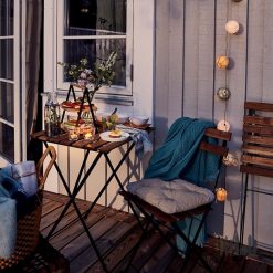 میز و صندلی 2 نفره تاشو ایکیا TARNO