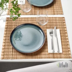 بشقاب غذا خوری ۴ عددی ایکیا آبی GLADELIG