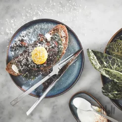 بشقاب غذا خوری ۴ عددی ایکیا آبی GLADELIG