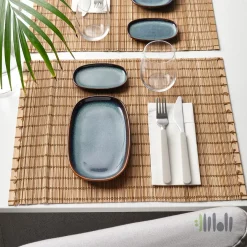 ظرف سرو ۲ عددی ایکیا آبی GLADELIG