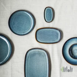 ظرف سرو ۲ عددی ایکیا آبی GLADELIG