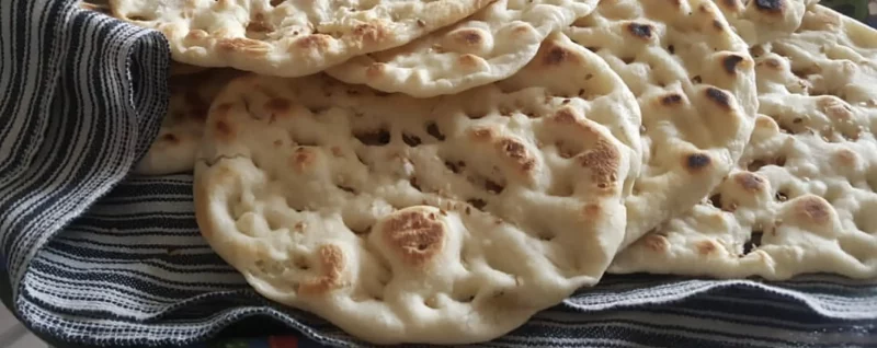 طرز تهیه نان خانگی در ماهیتابه