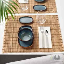 کاسه ۴ عددی ایکیا آبی GLADELIG