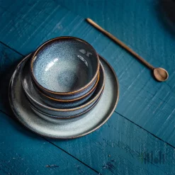 کاسه ۴ عددی ایکیا آبی GLADELIG