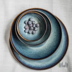 کاسه ۴ عددی قطر ۱۴ سانتی‌ متر ایکیا آبی GLADELIG