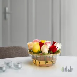 گلدان شیشه‌ای درب دار ایکیا AROMATISK