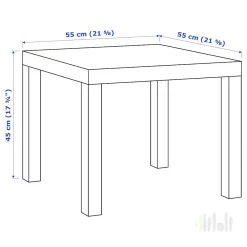 میز عسلی ۵۵ سانتی‌ متر ایکیا LACK