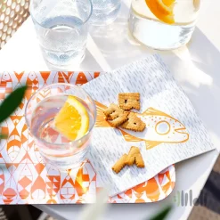 دستمال سفره طرح ماهی ایکیا SOMMARDROM