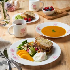 سرویس غذاخوری ۱۶ پارچه گل دار ایکیا KALASBRA