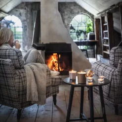 شمع لیوانی معطر آتش ایکیا ENSTAKA