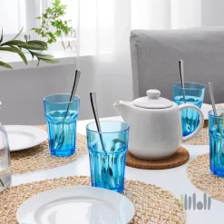 لیوان ست ۴ عددی آبی ایکیا POKAL