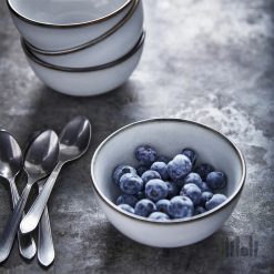 کاسه ۴ عددی قطر ۱۱ سانتی‌ متر طوسی ایکیا GLADELIG