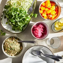 کاسه ۴ عددی قطر ۱۱ سانتی‌ متر طوسی ایکیا GLADELIG