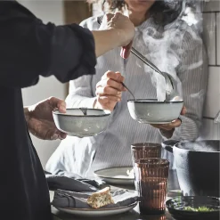 کاسه ۴ عددی قطر ۱۴ سانتی‌ متر طوسی ایکیا GLADELIG