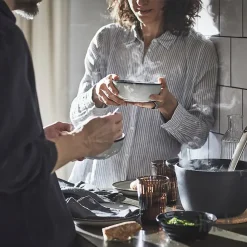 کاسه ۴ عددی قطر ۱۴ سانتی‌ متر طوسی ایکیا GLADELIG