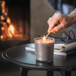 شمع لیوانی معطر آتش ۴۰ ساعته ایکیا ENSTAKA