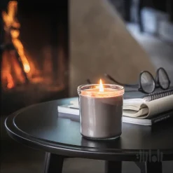 شمع لیوانی معطر آتش ۴۰ ساعته ایکیا ENSTAKA
