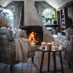 شمع لیوانی معطر آتش ۴۰ ساعته ایکیا ENSTAKA