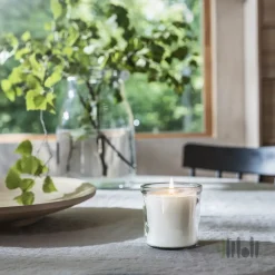 شمع لیوانی معطر چوب جنگلی ایکیا ADLAD