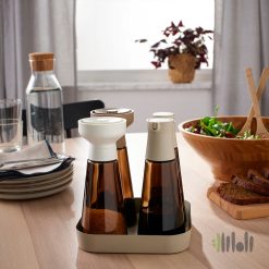 ظرف روغن و آبلیمو ایکیا HALVTOM