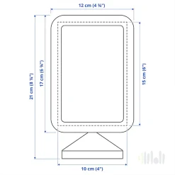 قاب دوطرفه ایکیا FIKONTRAD