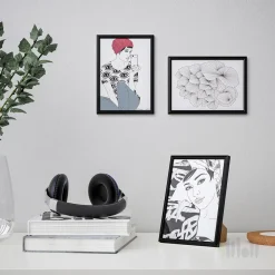 قاب عکس سیاه ایکیا YLLEVAD