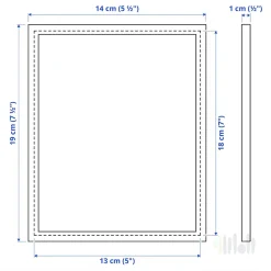 قاب عکس سیاه ایکیا YLLEVAD