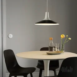 لوستر سفید و مشکی ایکیا FYRTIOFYRA