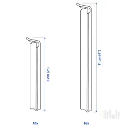 گیره پلاستیک ۲۶ عددی ایکیا BEVARA