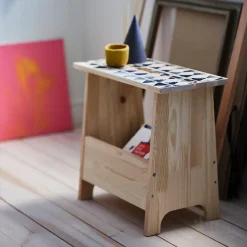 چهارپایه و پاتختی چوبی ایکیا PERJOHAN