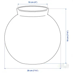 گلدان سبز ایکیا KONSTFULL