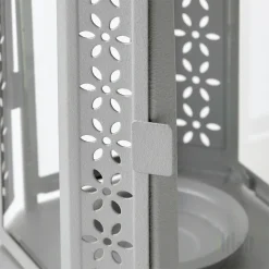 شمعدان فانوس ایکیا ENRUM نقره‌ای ایکیا