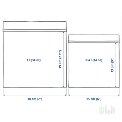 زیپ کیپ ۶۰ عددی ایکیا ISTAD