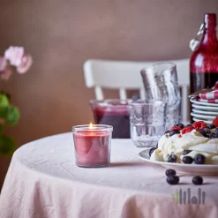 شمع لیوانی معطر تمشک ایکیا STORTSKON