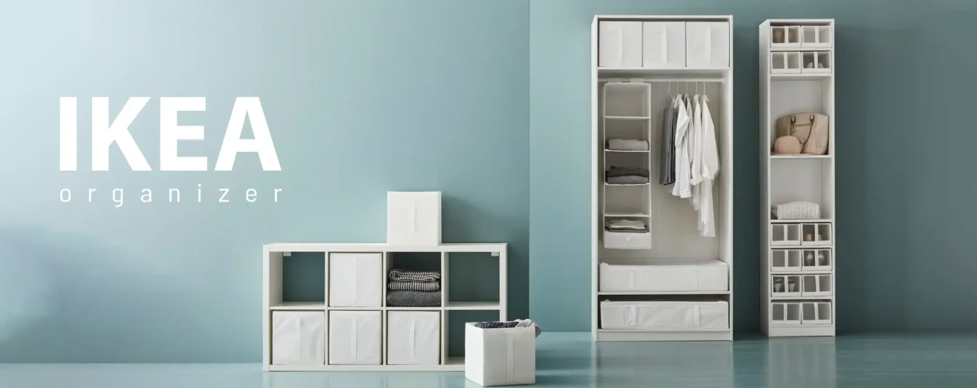۳ ترفند برای سازماندهی کابینت و کمد با ننظم‌دهنده ایکیا