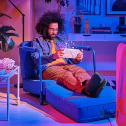 صندلی راحتی تاشو آبی ایکیا BRANNBOLL