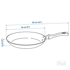 ماهیتابه قطر 24 سانتی‌ متر ایکیا TAGGHAJ