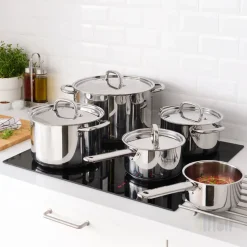 سرویس قابلمه ایکیا 9 پارچه استیل IKEA 365+